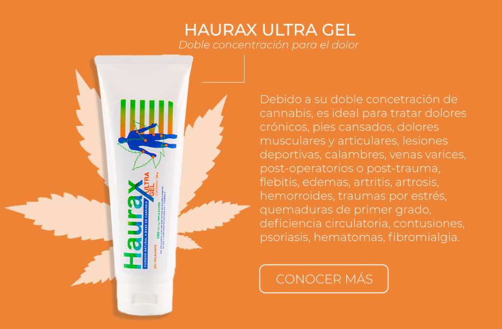 Haurax Ultra - Gel con doble concentración de Cannabis